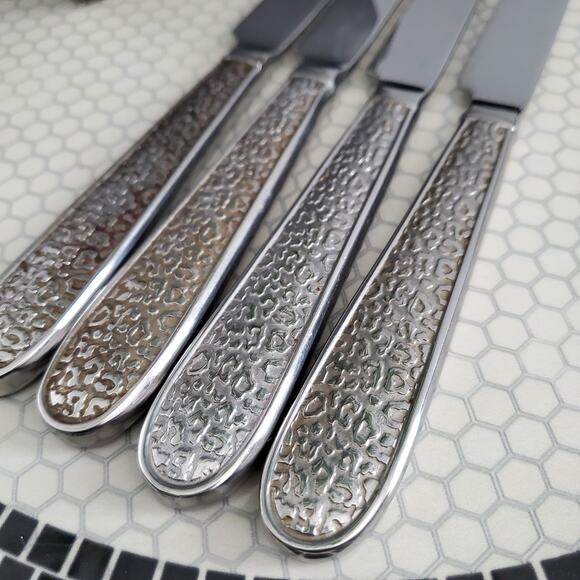 Reed & Barton by Issac MIzrahi Tunis Serrated Steak Knife Set of 4 - Picture 7 of 10